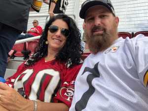 Maj A attended San Francisco 49ers vs. Pittsburgh Steelers - NFL on Sep 22nd 2019 via VetTix 