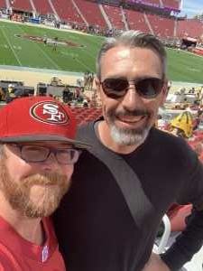 Torin attended San Francisco 49ers vs. Pittsburgh Steelers - NFL on Sep 22nd 2019 via VetTix 