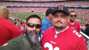 Sergio attended San Francisco 49ers vs. Pittsburgh Steelers - NFL on Sep 22nd 2019 via VetTix 