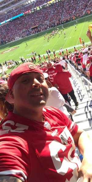 Michael Garcia attended San Francisco 49ers vs. Pittsburgh Steelers - NFL on Sep 22nd 2019 via VetTix 