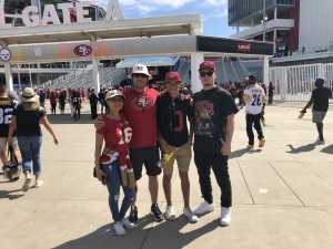 Paul attended San Francisco 49ers vs. Pittsburgh Steelers - NFL on Sep 22nd 2019 via VetTix 