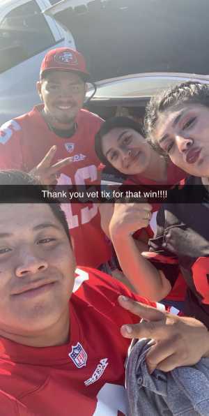 Phillip attended San Francisco 49ers vs. Pittsburgh Steelers - NFL on Sep 22nd 2019 via VetTix 