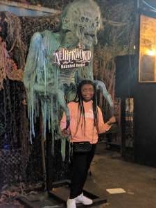 LAKEYA attended Netherworld 2019 Haunt- Valid on Specific Dates Only * See Notes Before Claiming on Oct 6th 2019 via VetTix 