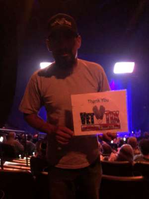 Nicholas attended Scotty Mccreery With Temecula Road on Oct 3rd 2019 via VetTix 