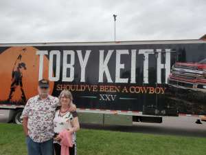 Suzanne C. attended Toby Keith With American Idol Winner Laine Hardy on Oct 5th 2019 via VetTix 