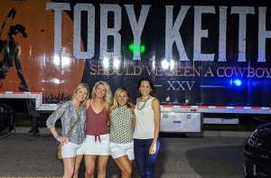 Heidi attended Toby Keith With American Idol Winner Laine Hardy on Oct 5th 2019 via VetTix 