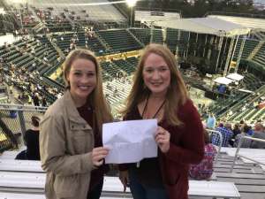 Tiffany attended Toby Keith With American Idol Winner Laine Hardy on Oct 5th 2019 via VetTix 