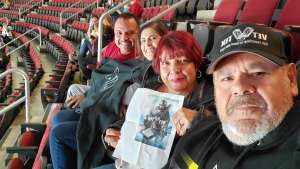 Francisco attended Arizona Coyotes vs. Vegas Golden Knights - NHL on Oct 10th 2019 via VetTix 