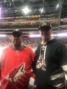 Brian attended Arizona Coyotes vs. Vegas Golden Knights - NHL on Oct 10th 2019 via VetTix 