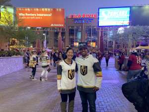 Leah attended Arizona Coyotes vs. Vegas Golden Knights - NHL on Oct 10th 2019 via VetTix 