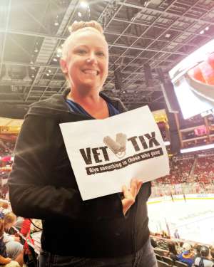 Danielle attended Arizona Coyotes vs. Vegas Golden Knights - NHL on Oct 10th 2019 via VetTix 