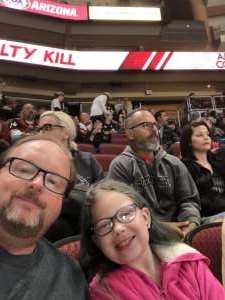 Richard attended Arizona Coyotes vs. Vegas Golden Knights - NHL on Oct 10th 2019 via VetTix 