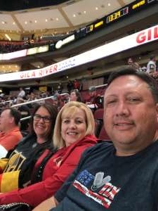 Jerry attended Arizona Coyotes vs. Vegas Golden Knights - NHL on Oct 10th 2019 via VetTix 
