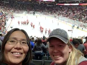Leslie attended Arizona Coyotes vs. Vegas Golden Knights - NHL on Oct 10th 2019 via VetTix 