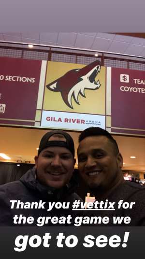 Jesus attended Arizona Coyotes vs. Vegas Golden Knights - NHL on Oct 10th 2019 via VetTix 