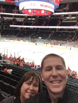 Philip & Robyn attended Washington Capitals vs. Dallas Stars - NHL on Oct 8th 2019 via VetTix 