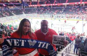 Nida attended Washington Capitals vs. Dallas Stars - NHL on Oct 8th 2019 via VetTix 