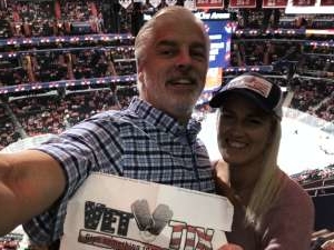 Sean & Millie attended Washington Capitals vs. Dallas Stars - NHL on Oct 8th 2019 via VetTix 