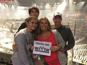 Marcus attended Carrie Underwood: the Cry Pretty Tour 360 on Oct 4th 2019 via VetTix 