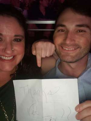Vincent attended Carrie Underwood: the Cry Pretty Tour 360 on Oct 4th 2019 via VetTix 