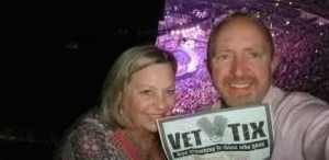 David attended Carrie Underwood: the Cry Pretty Tour 360 on Oct 4th 2019 via VetTix 