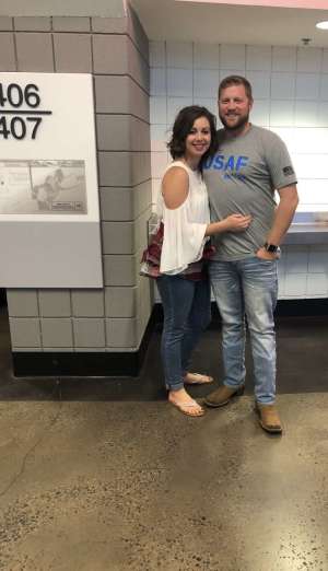 Erik attended Carrie Underwood: the Cry Pretty Tour 360 on Oct 4th 2019 via VetTix 