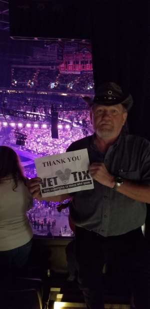 Leon attended Carrie Underwood: the Cry Pretty Tour 360 on Oct 4th 2019 via VetTix 