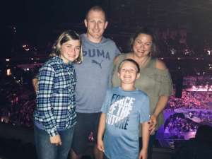 James attended Carrie Underwood: the Cry Pretty Tour 360 on Oct 4th 2019 via VetTix 