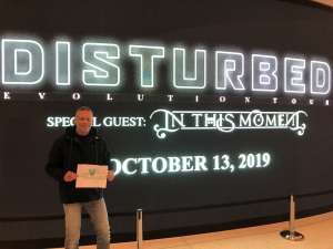Glenn attended Disturbed: Evolution Tour on Oct 13th 2019 via VetTix 