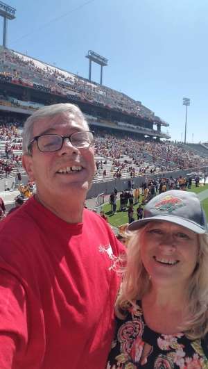 Mark attended Arizona State University Sun Devils vs. WSU - NCAA Football on Oct 12th 2019 via VetTix 