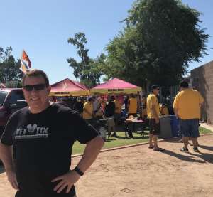 Andy attended Arizona State University Sun Devils vs. WSU - NCAA Football on Oct 12th 2019 via VetTix 
