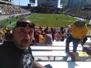 Richard attended Arizona State University Sun Devils vs. WSU - NCAA Football on Oct 12th 2019 via VetTix 