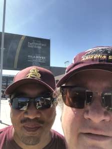 Craig attended Arizona State University Sun Devils vs. WSU - NCAA Football on Oct 12th 2019 via VetTix 