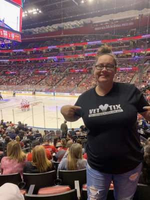 Leslie attended Florida Panthers vs. Carolina Hurricanes - NHL on Oct 8th 2019 via VetTix 