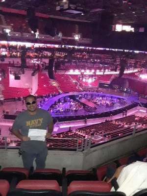 Neri attended Carrie Underwood: the Cry Pretty Tour 360 on Oct 17th 2019 via VetTix 