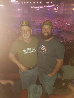 Mike attended Carrie Underwood: the Cry Pretty Tour 360 on Oct 17th 2019 via VetTix 