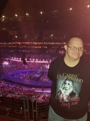 Allen attended Carrie Underwood: the Cry Pretty Tour 360 on Oct 17th 2019 via VetTix 