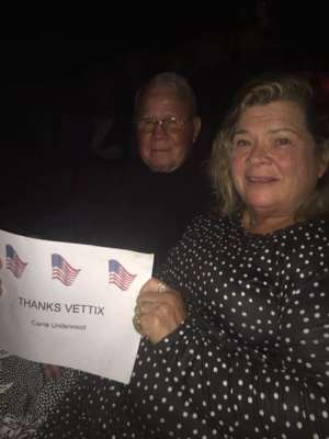 James attended Carrie Underwood: the Cry Pretty Tour 360 on Oct 17th 2019 via VetTix 