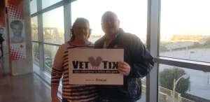 Dewey attended Carrie Underwood: the Cry Pretty Tour 360 on Oct 17th 2019 via VetTix 