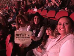 Edwin attended Carrie Underwood: the Cry Pretty Tour 360 on Oct 17th 2019 via VetTix 