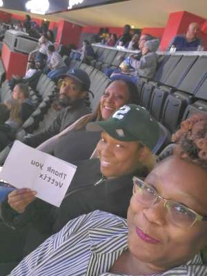 TERESA attended Detroit Pistons vs. New York Knicks - NBA **military Night** on Nov 6th 2019 via VetTix 