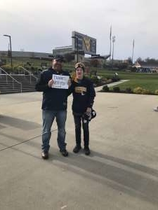 Jason B attended West Virginia Mountaineers vs. Oklahoma State - NCAA Football on Nov 23rd 2019 via VetTix 