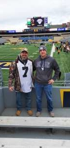 Paul attended West Virginia Mountaineers vs. Oklahoma State - NCAA Football on Nov 23rd 2019 via VetTix 