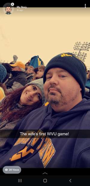 Willard attended West Virginia Mountaineers vs. Oklahoma State - NCAA Football on Nov 23rd 2019 via VetTix 