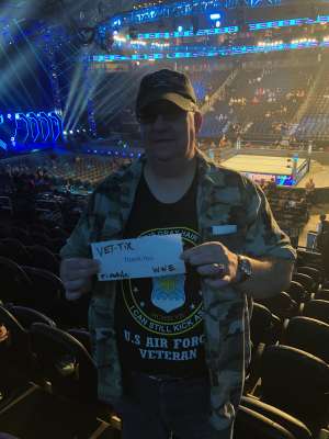 Kenneth attended WWE SmackDown on Oct 11th 2019 via VetTix 