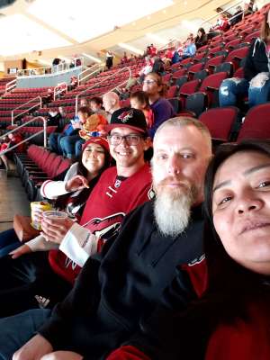 Paxine attended Arizona Coyotes vs. Montreal Canadiens - NHL on Oct 30th 2019 via VetTix 