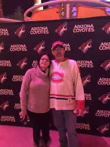charles attended Arizona Coyotes vs. Montreal Canadiens - NHL on Oct 30th 2019 via VetTix 