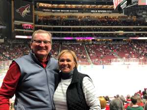 Kevin attended Arizona Coyotes vs. Montreal Canadiens - NHL on Oct 30th 2019 via VetTix 