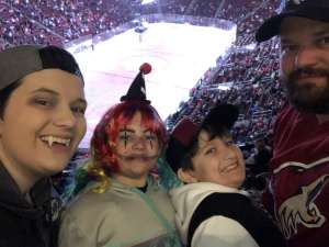 Christina attended Arizona Coyotes vs. Montreal Canadiens - NHL on Oct 30th 2019 via VetTix 