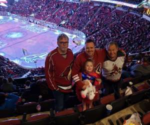 Michael attended Arizona Coyotes vs. Montreal Canadiens - NHL on Oct 30th 2019 via VetTix 